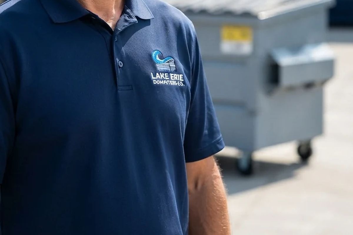 15 Yard roll-off dumpster from Lake Erie Dumpsters Co