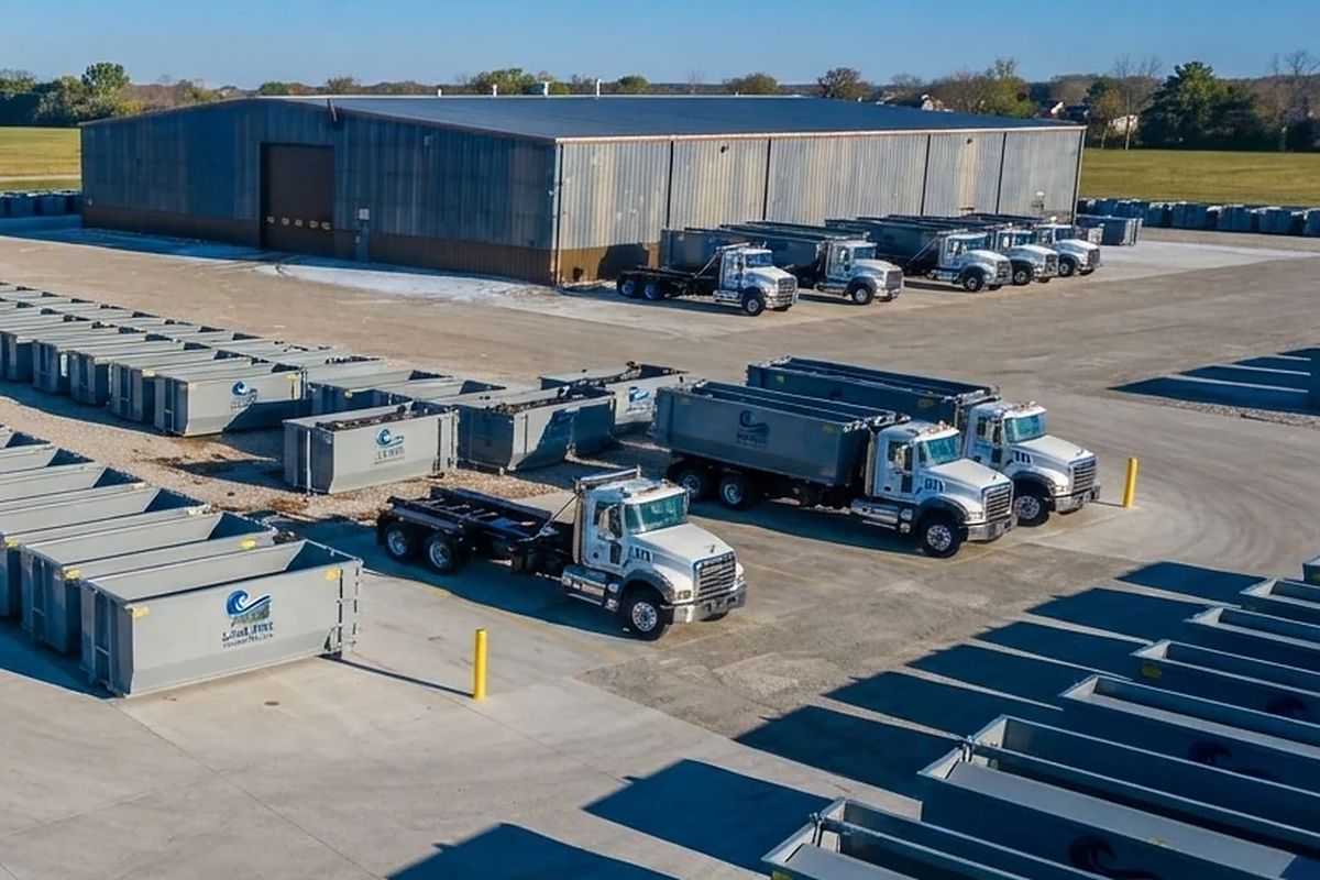 30 Yard roll-off dumpster from Lake Erie Dumpsters Co
