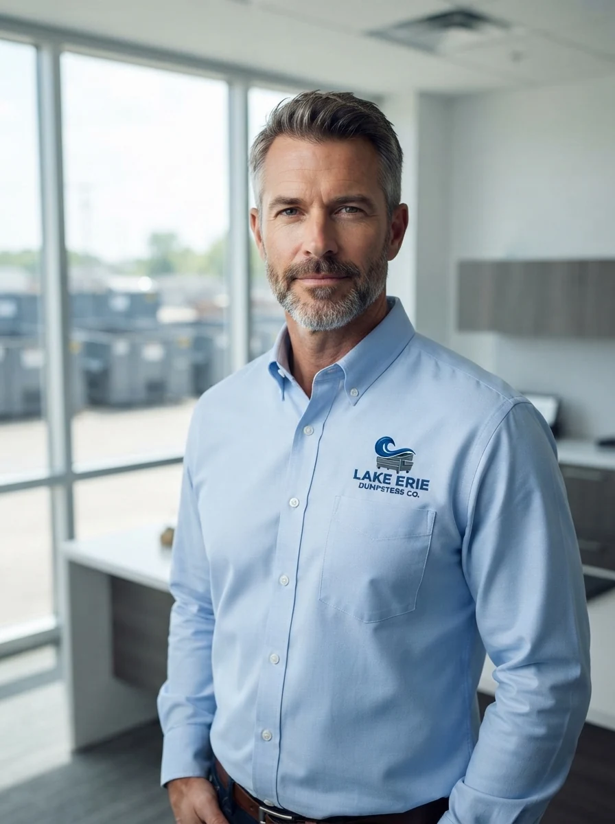 Mike, Operations Director at Lake Erie Dumpsters Co